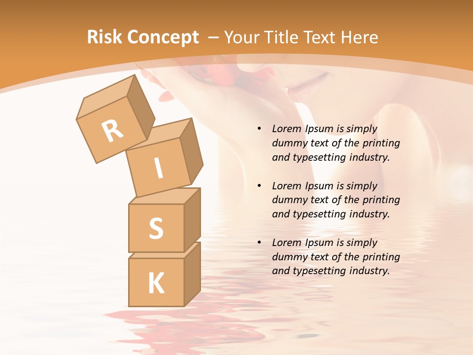 Purity Wet Towel PowerPoint Template