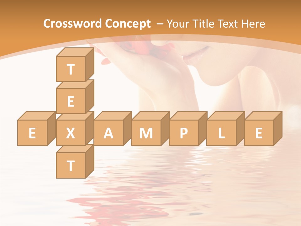 Purity Wet Towel PowerPoint Template