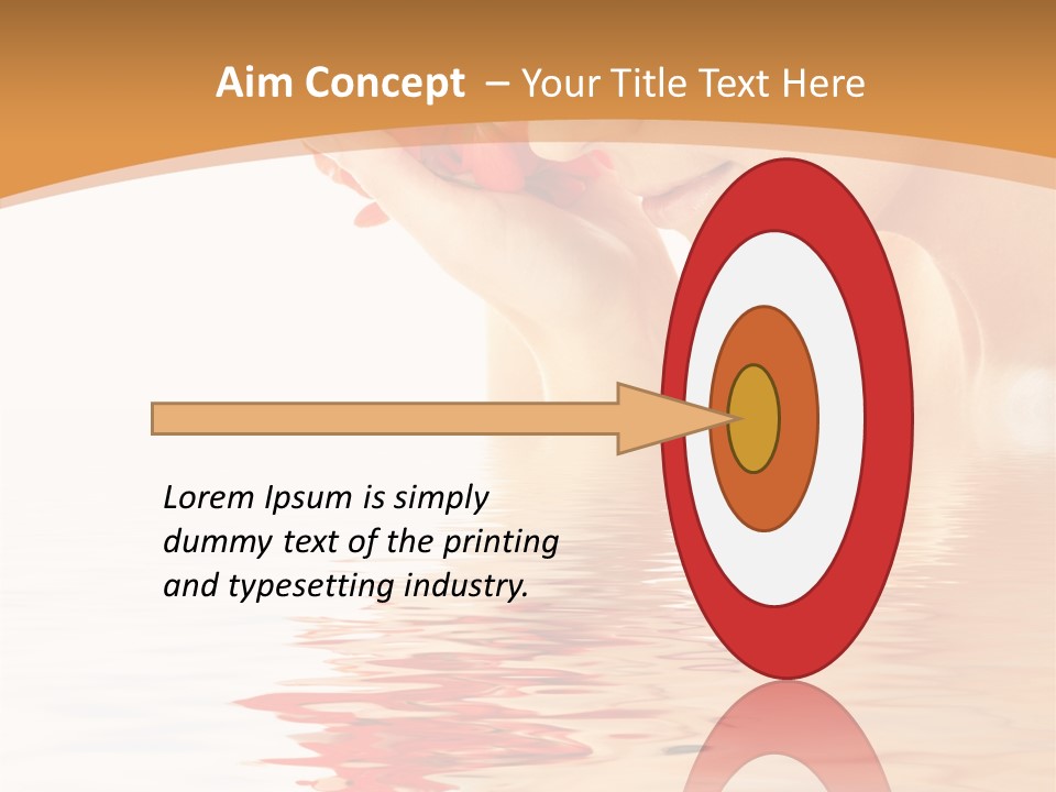 Purity Wet Towel PowerPoint Template