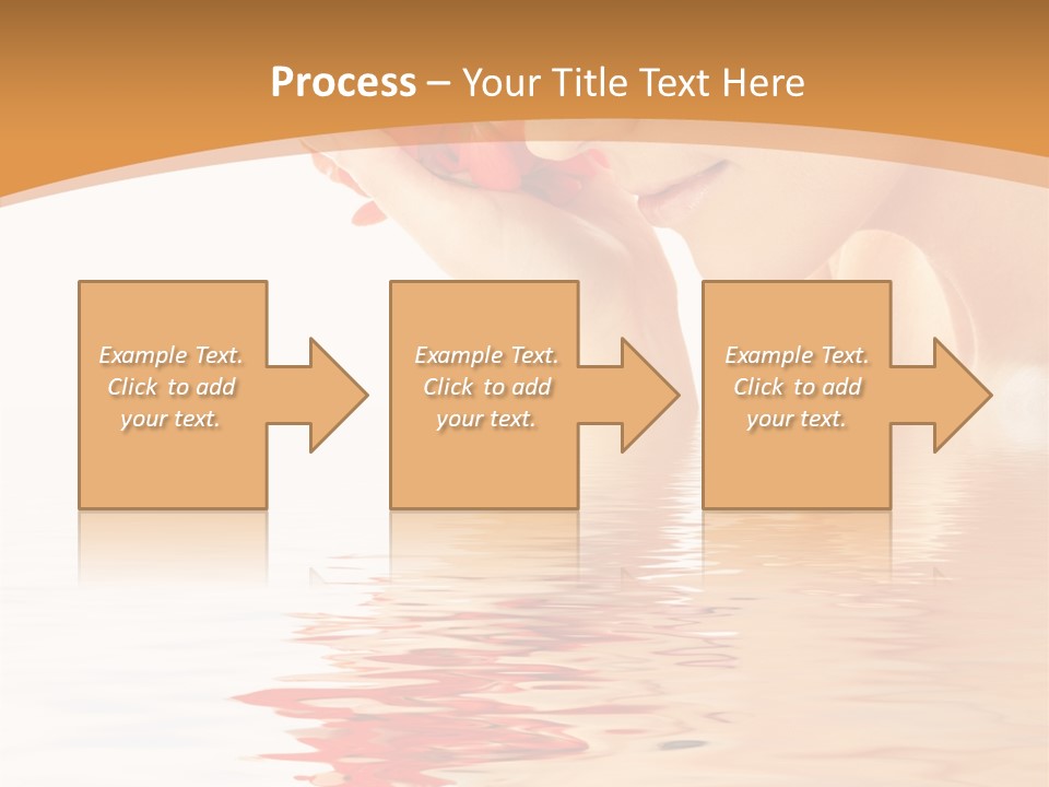 Purity Wet Towel PowerPoint Template