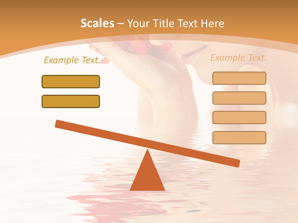 Purity Wet Towel PowerPoint Template