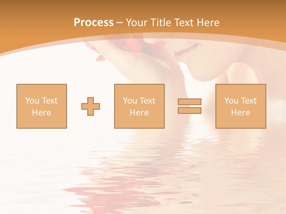 Purity Wet Towel PowerPoint Template