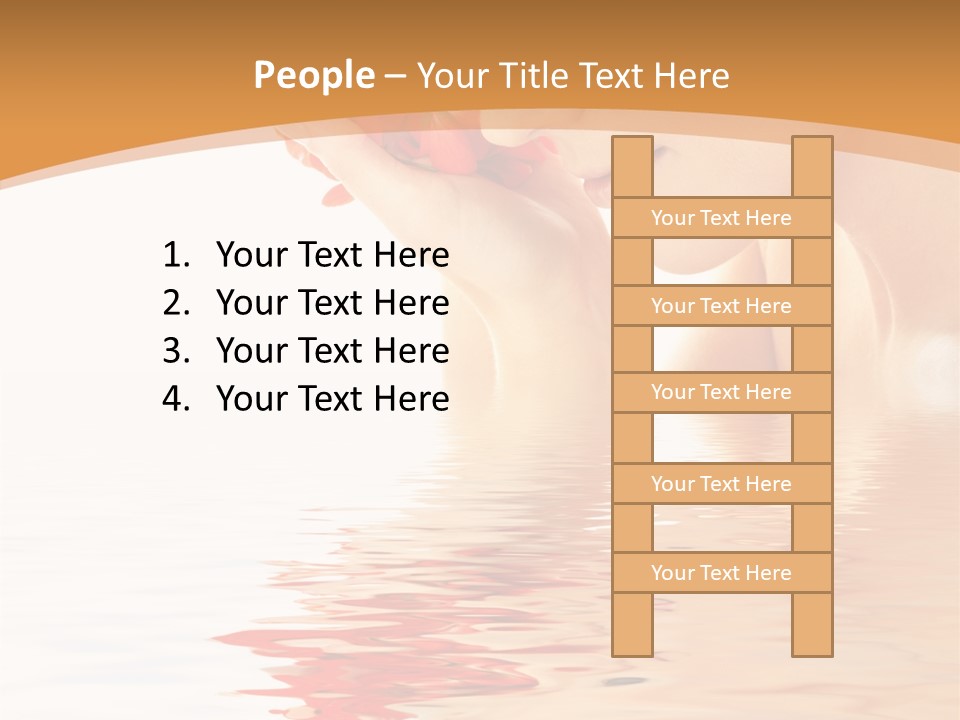 Purity Wet Towel PowerPoint Template