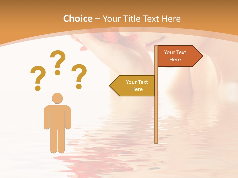 Purity Wet Towel PowerPoint Template