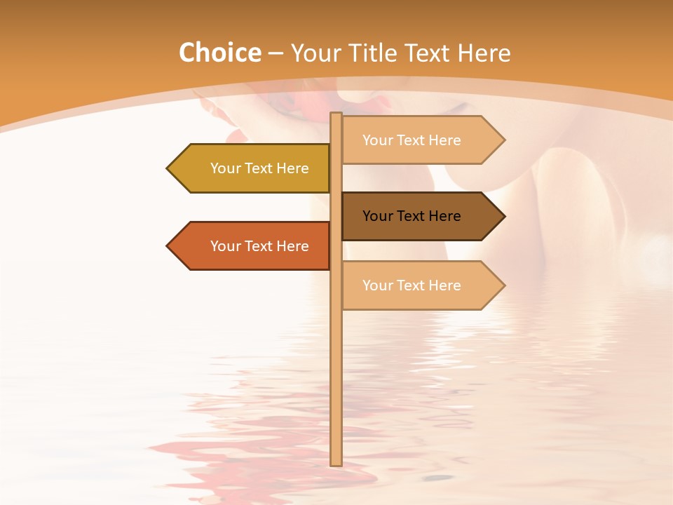 Purity Wet Towel PowerPoint Template