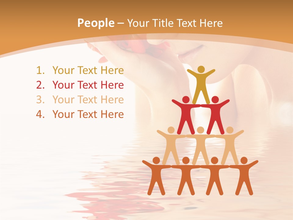 Purity Wet Towel PowerPoint Template