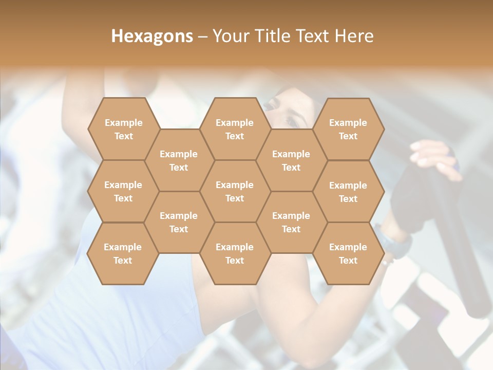 Determination Happy Woman PowerPoint Template