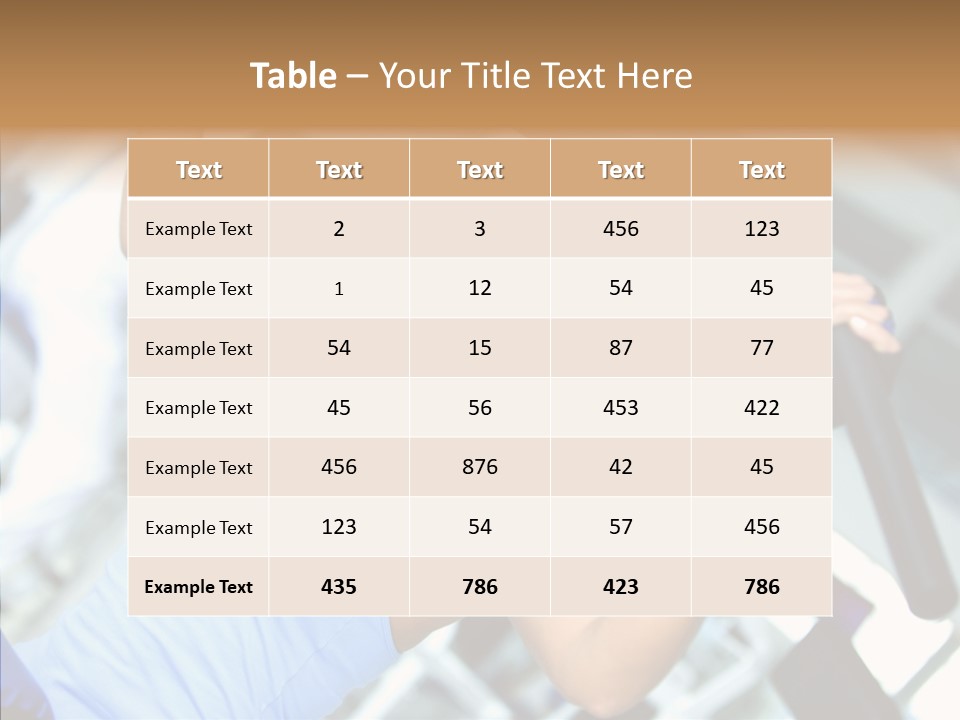 Determination Happy Woman PowerPoint Template