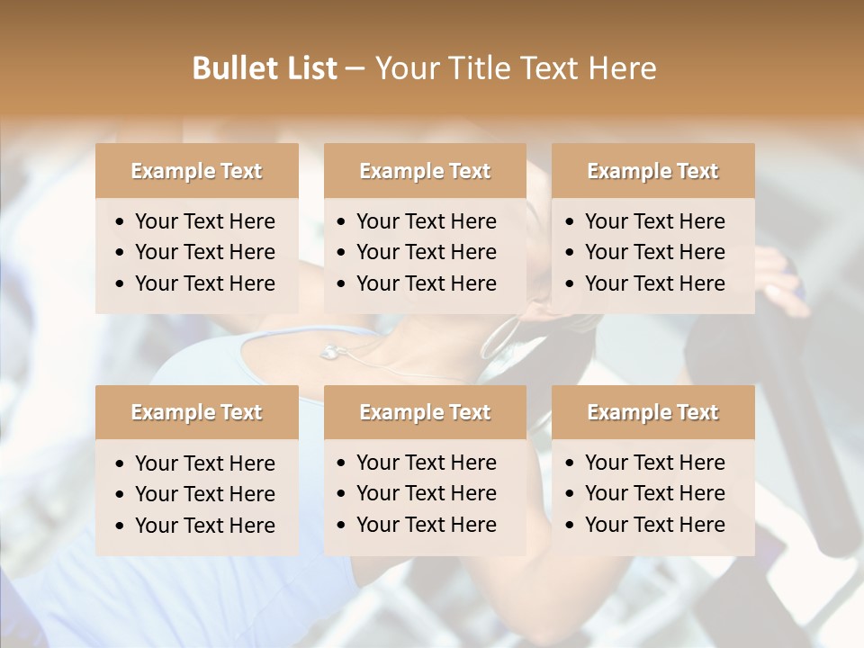 Determination Happy Woman PowerPoint Template