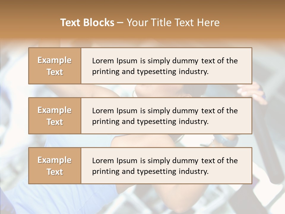 Determination Happy Woman PowerPoint Template