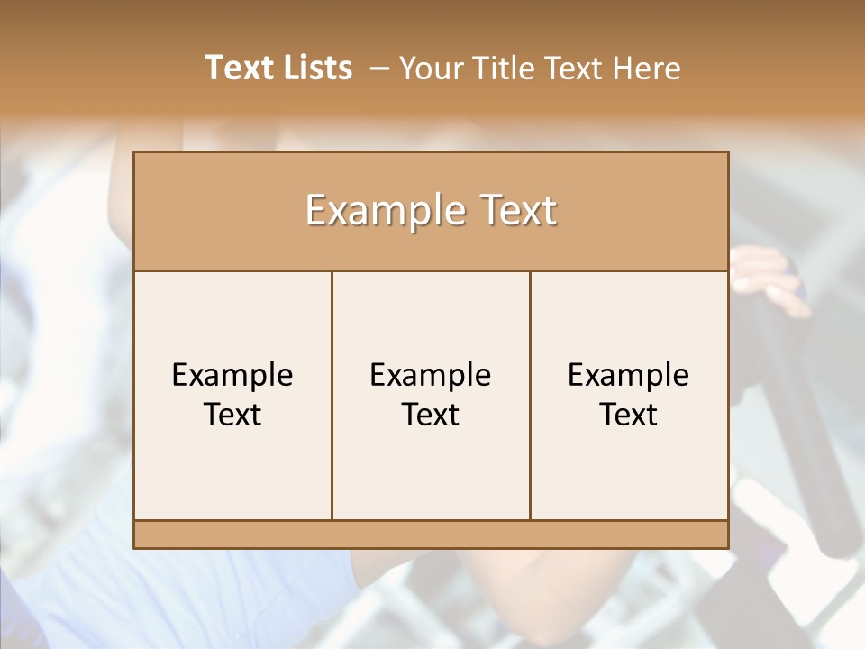 Determination Happy Woman PowerPoint Template
