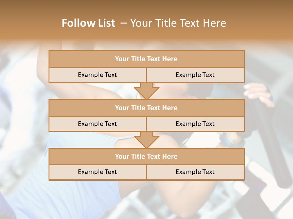Determination Happy Woman PowerPoint Template
