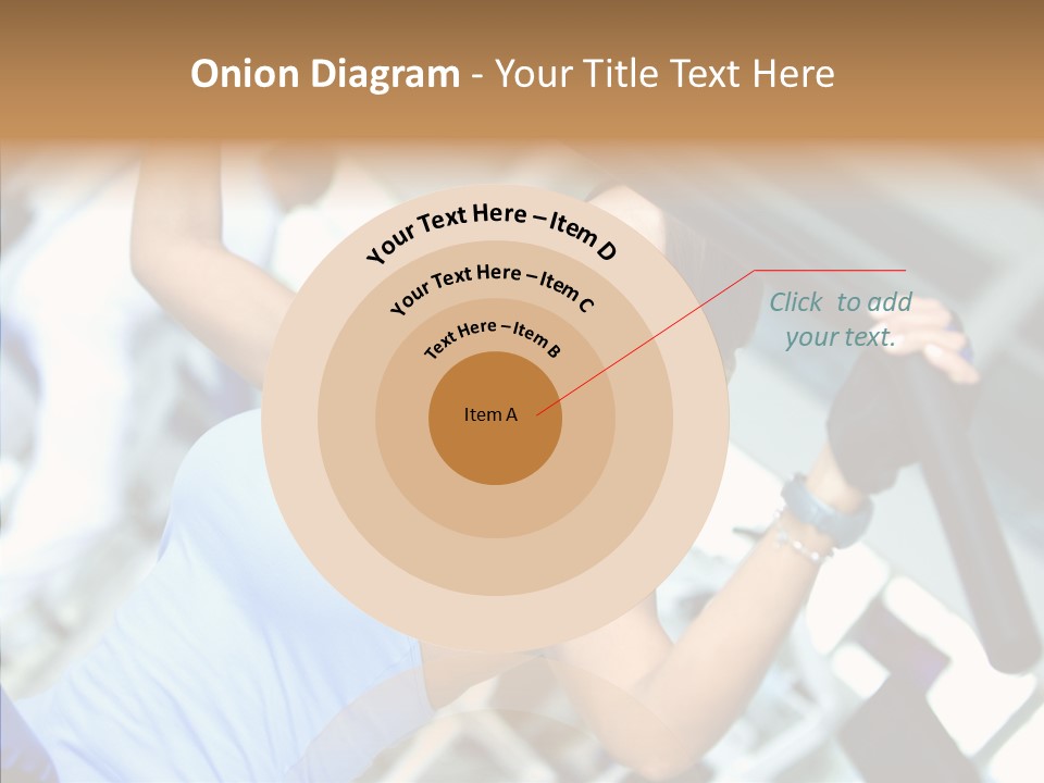 Determination Happy Woman PowerPoint Template