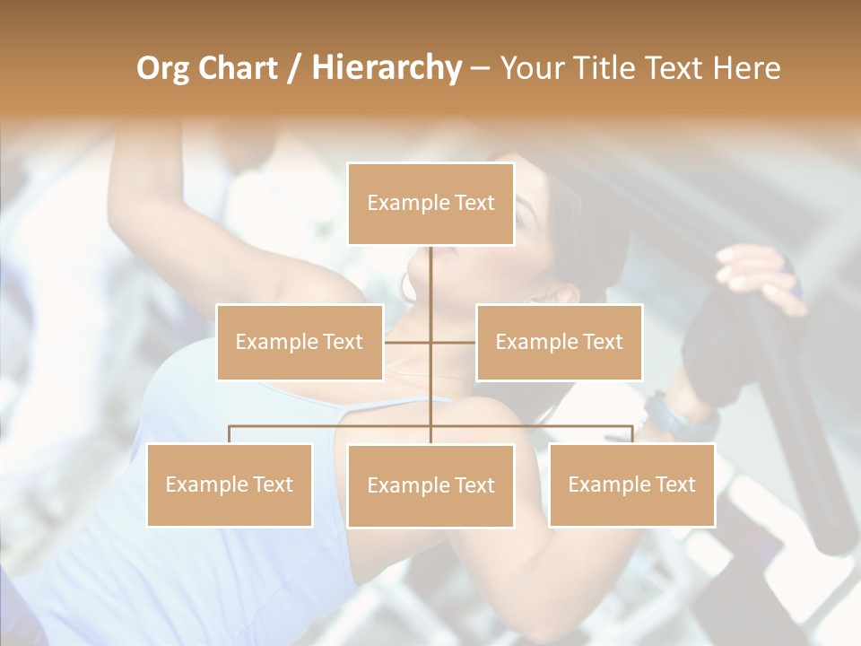 Determination Happy Woman PowerPoint Template