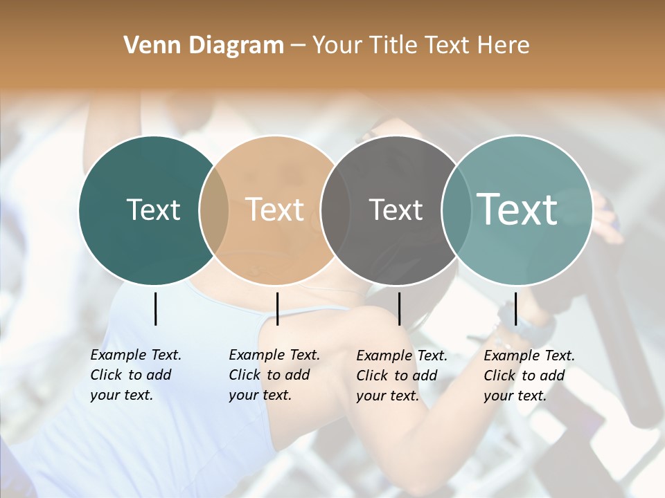 Determination Happy Woman PowerPoint Template