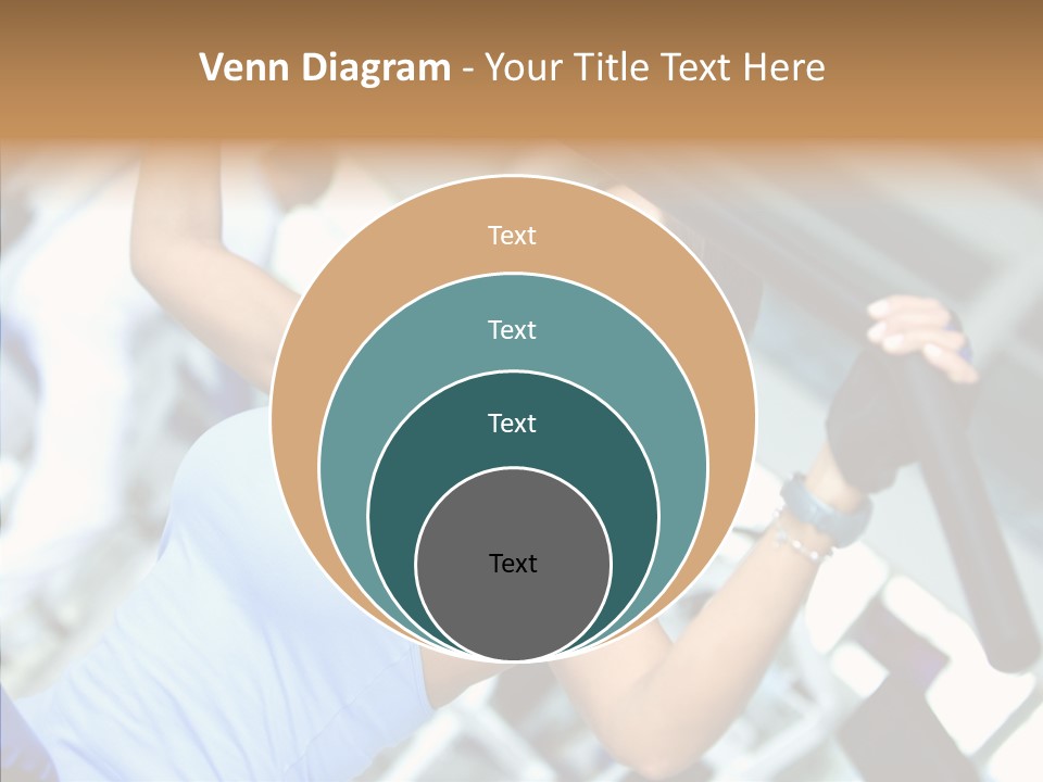 Determination Happy Woman PowerPoint Template