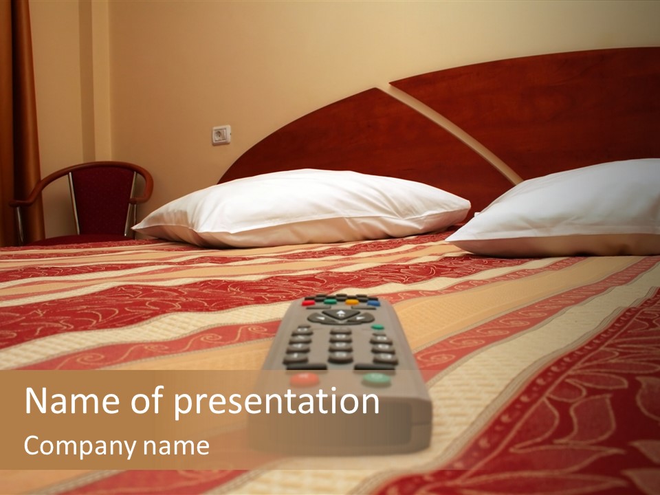 Bright Bedding Cozy PowerPoint Template