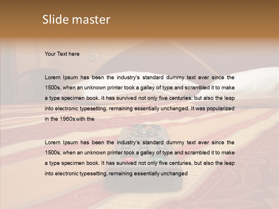 Bright Bedding Cozy PowerPoint Template