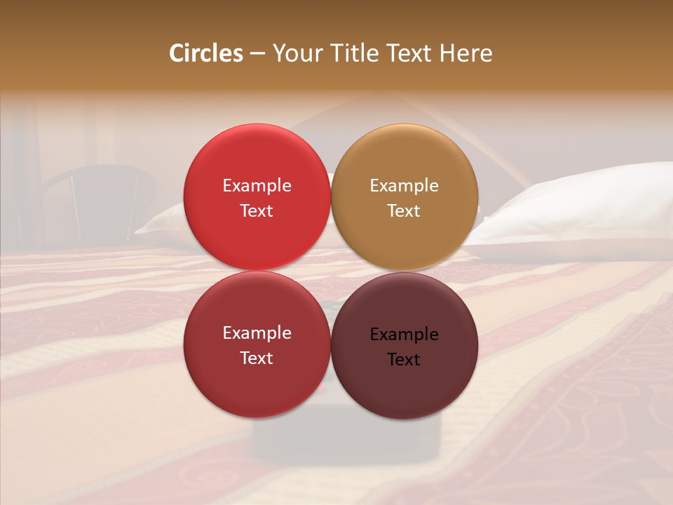 Bright Bedding Cozy PowerPoint Template