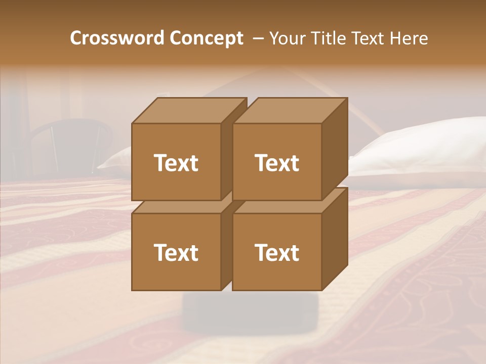 Bright Bedding Cozy PowerPoint Template