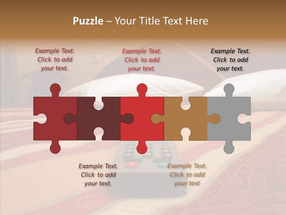 Bright Bedding Cozy PowerPoint Template