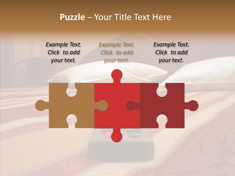 Bright Bedding Cozy PowerPoint Template