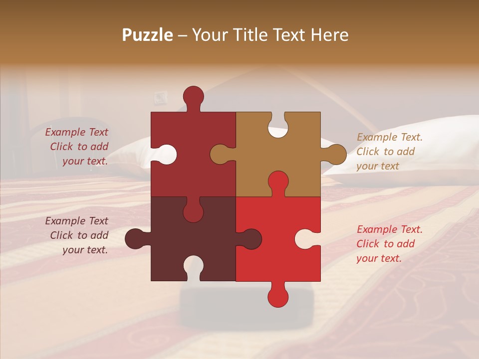 Bright Bedding Cozy PowerPoint Template