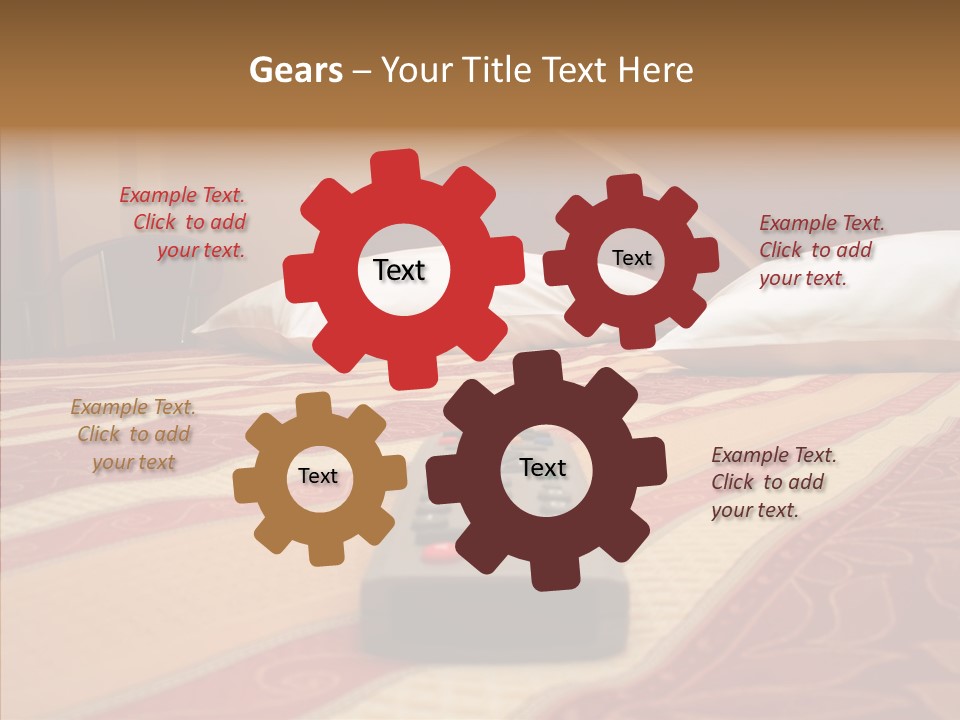 Bright Bedding Cozy PowerPoint Template