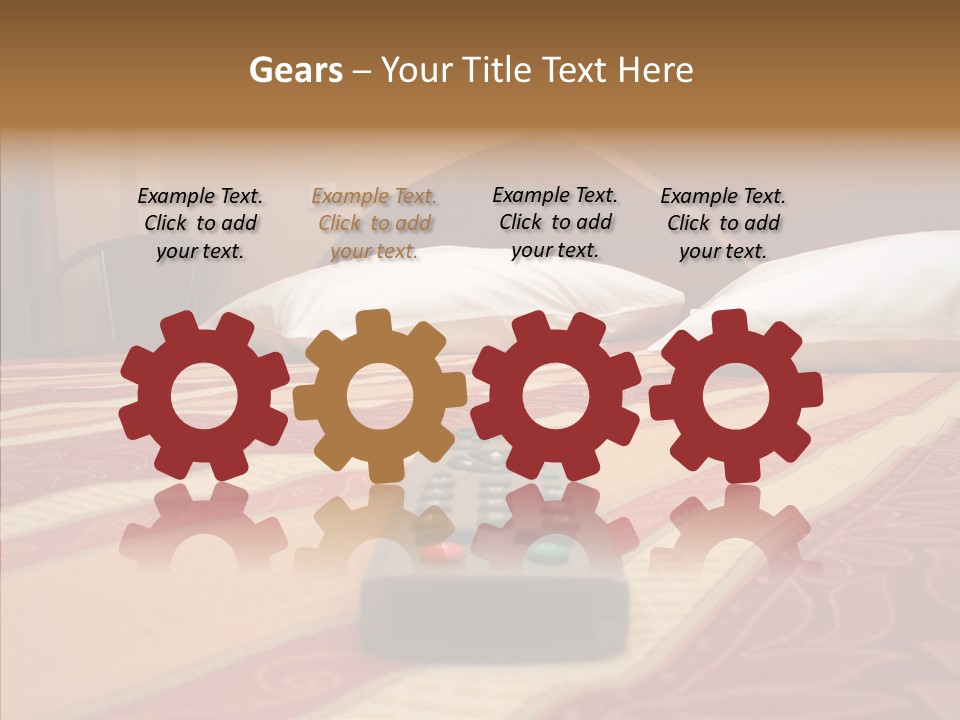 Bright Bedding Cozy PowerPoint Template