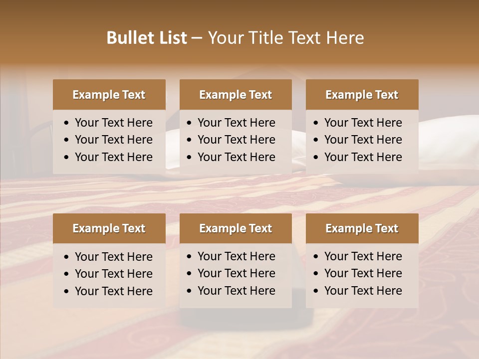 Bright Bedding Cozy PowerPoint Template