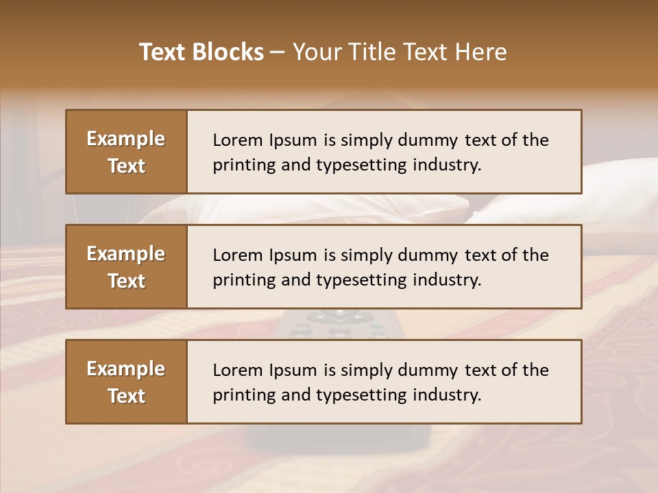 Bright Bedding Cozy PowerPoint Template