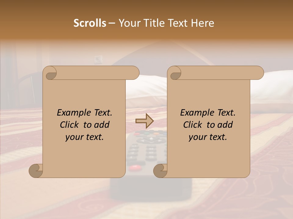 Bright Bedding Cozy PowerPoint Template