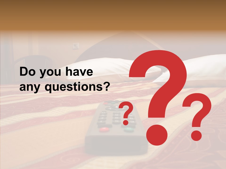 Bright Bedding Cozy PowerPoint Template