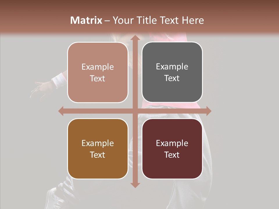 Aerobics Action Grace PowerPoint Template