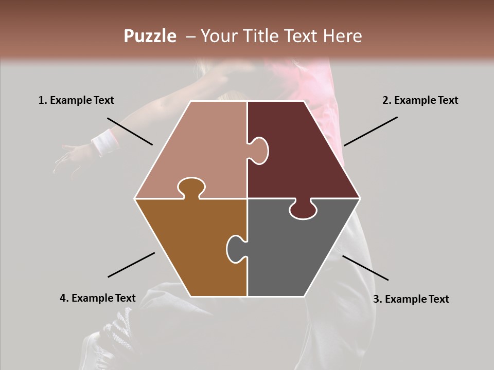 Aerobics Action Grace PowerPoint Template