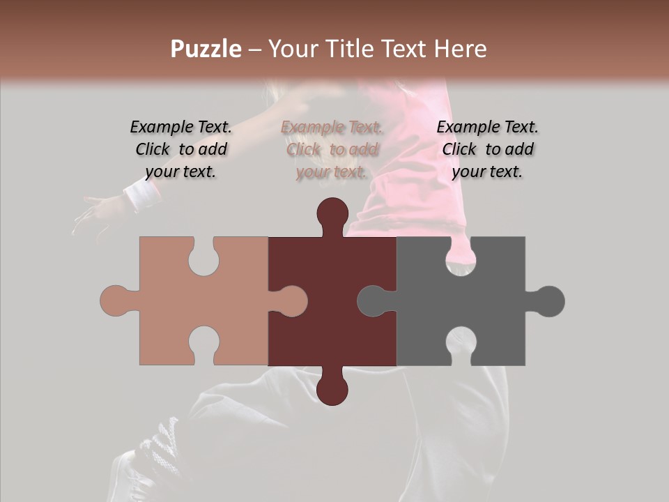 Aerobics Action Grace PowerPoint Template