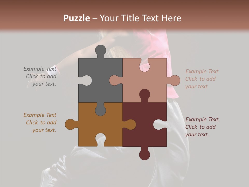 Aerobics Action Grace PowerPoint Template