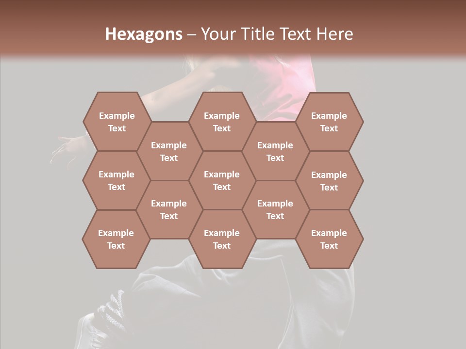 Aerobics Action Grace PowerPoint Template