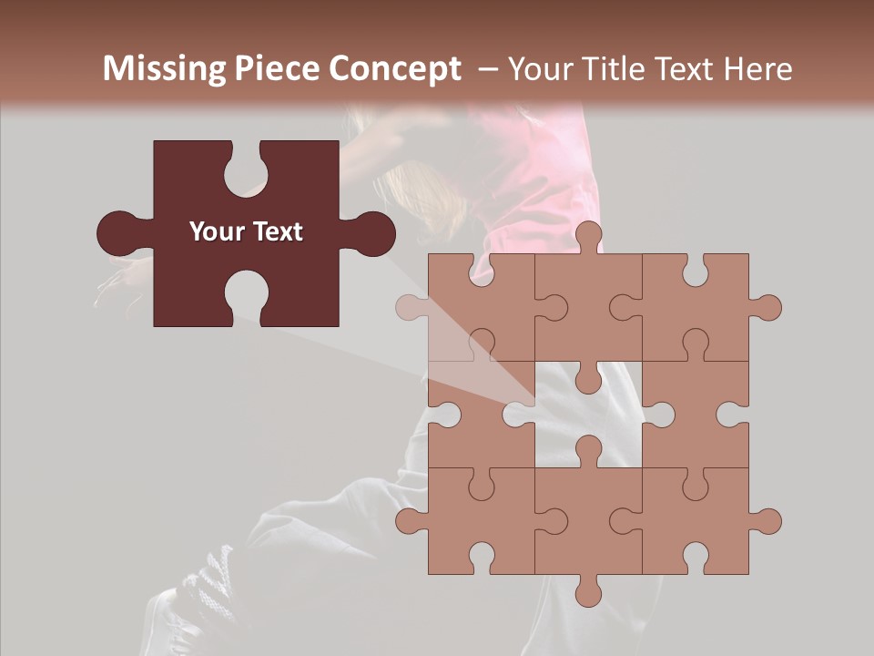 Aerobics Action Grace PowerPoint Template