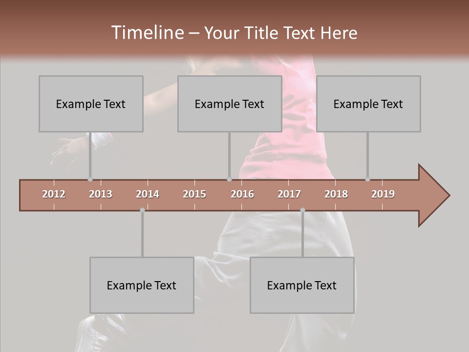 Aerobics Action Grace PowerPoint Template