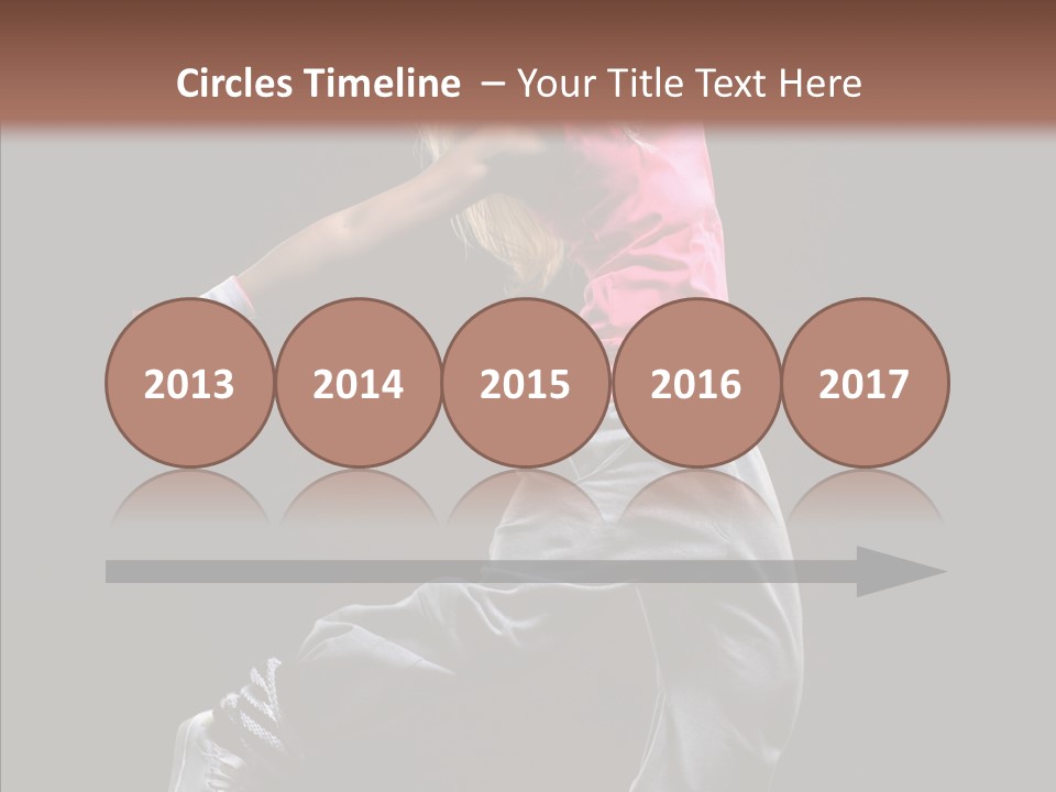 Aerobics Action Grace PowerPoint Template