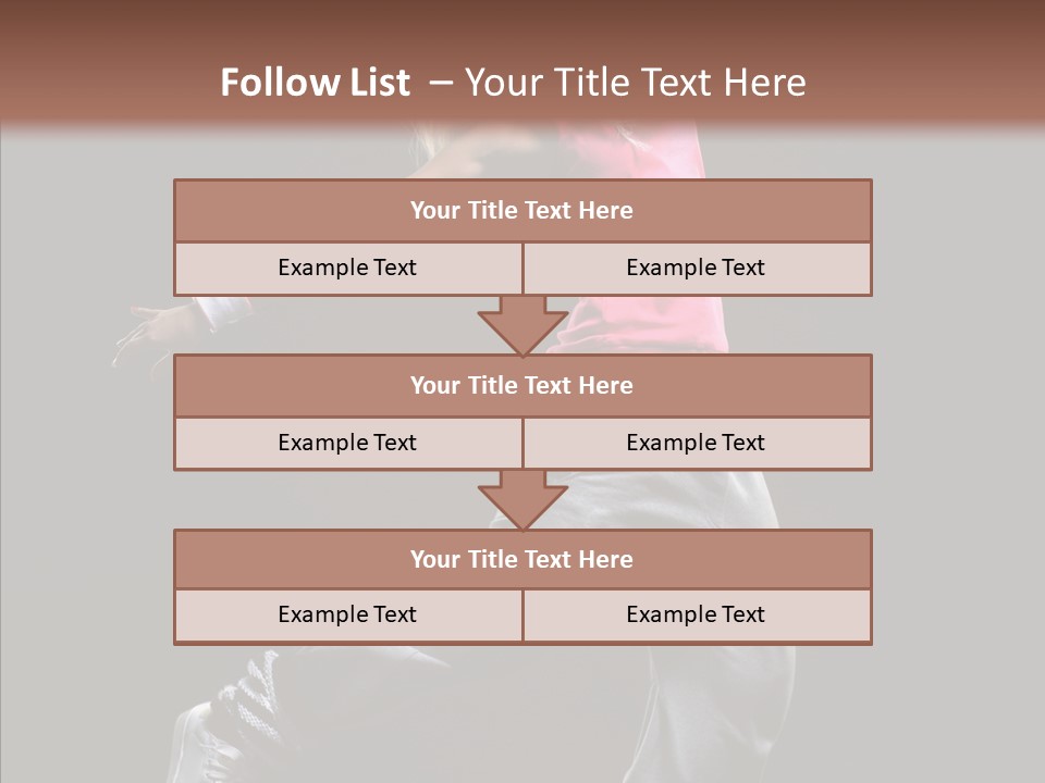 Aerobics Action Grace PowerPoint Template