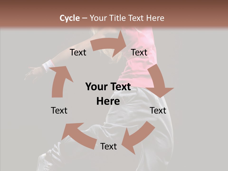 Aerobics Action Grace PowerPoint Template