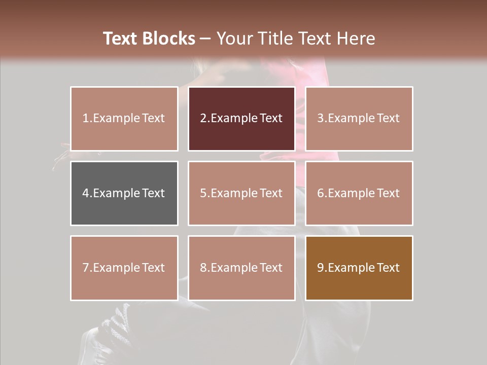 Aerobics Action Grace PowerPoint Template