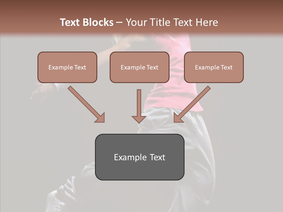 Aerobics Action Grace PowerPoint Template