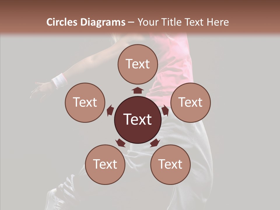 Aerobics Action Grace PowerPoint Template