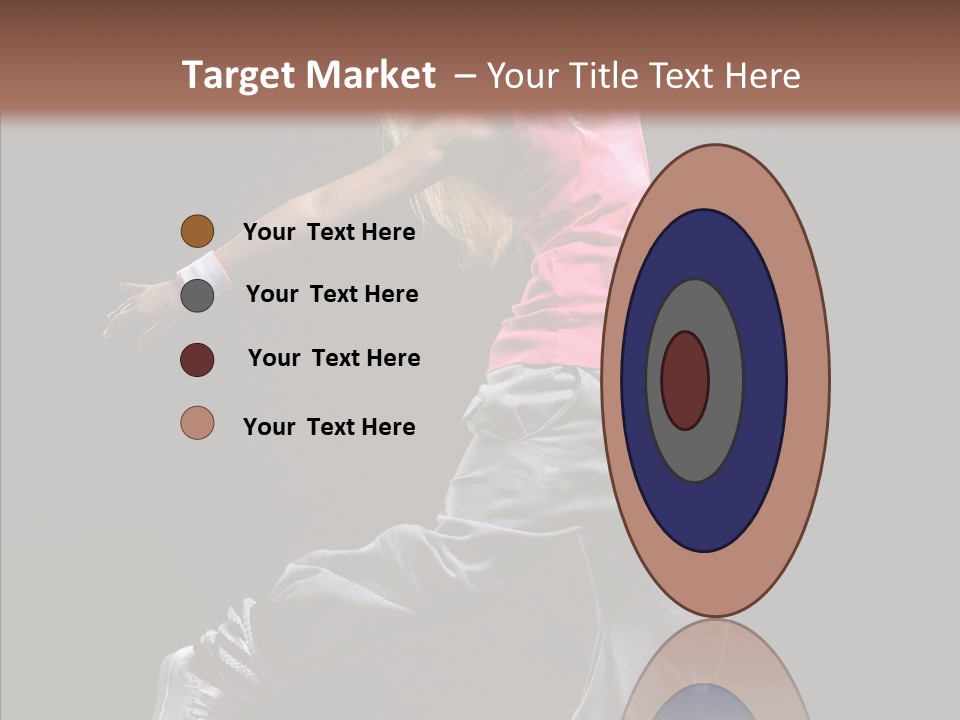 Aerobics Action Grace PowerPoint Template