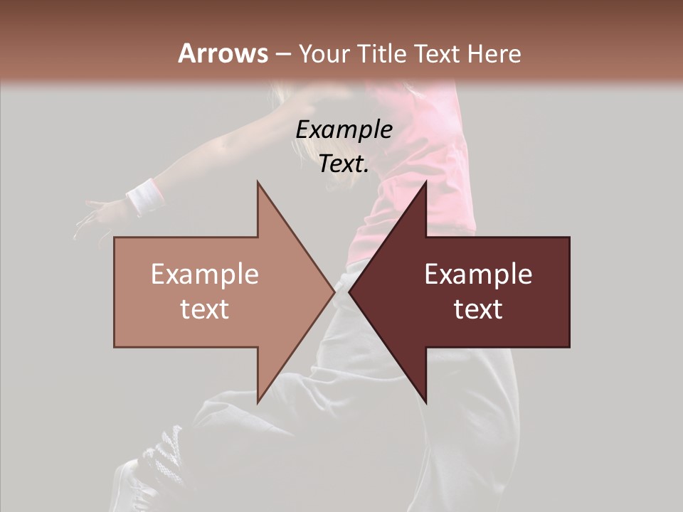 Aerobics Action Grace PowerPoint Template