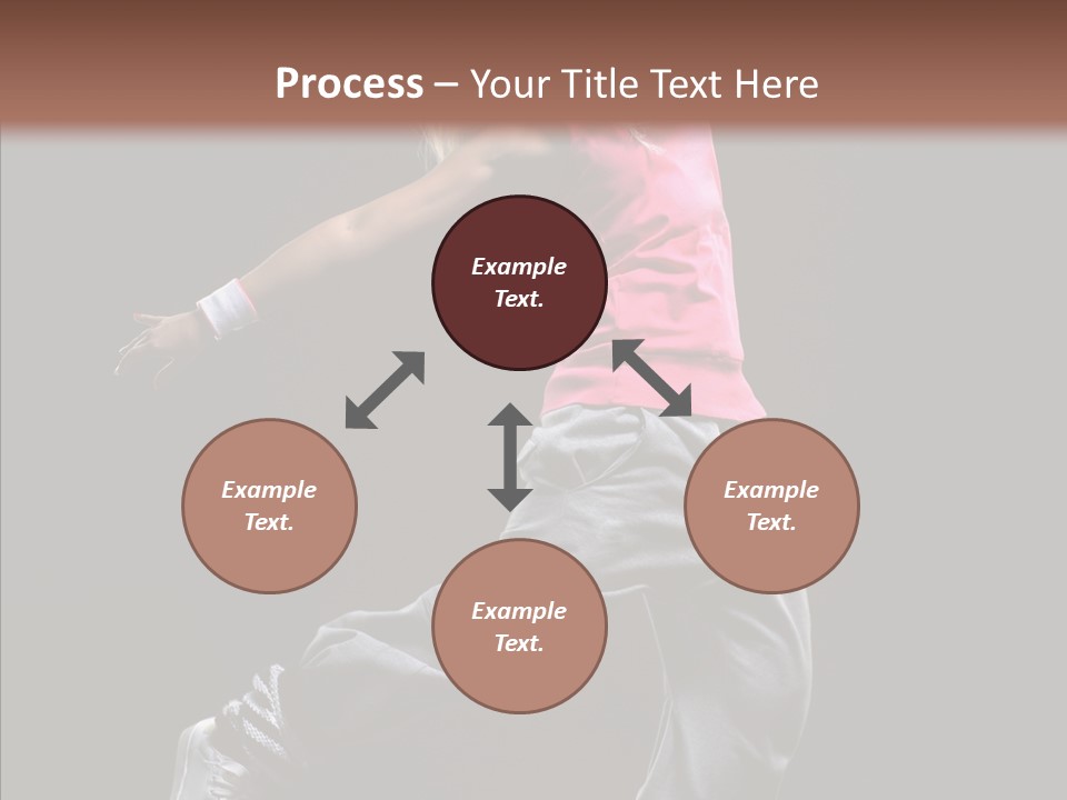 Aerobics Action Grace PowerPoint Template