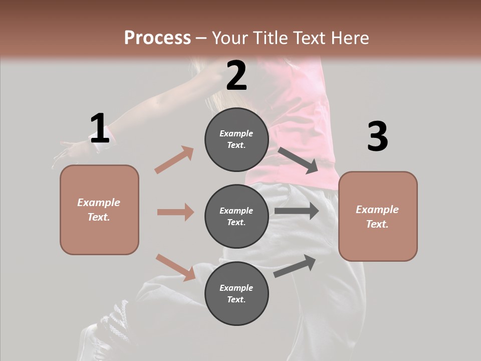 Aerobics Action Grace PowerPoint Template